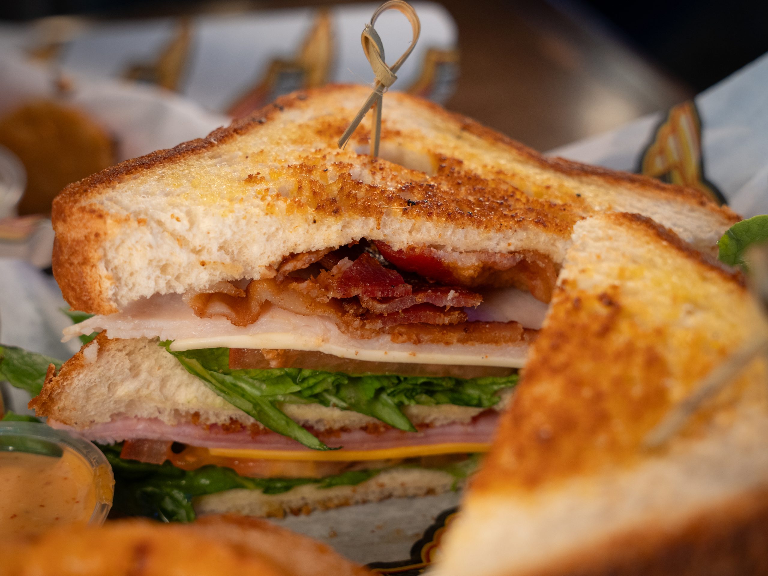 Delicious Craven Wings Club Sandwich